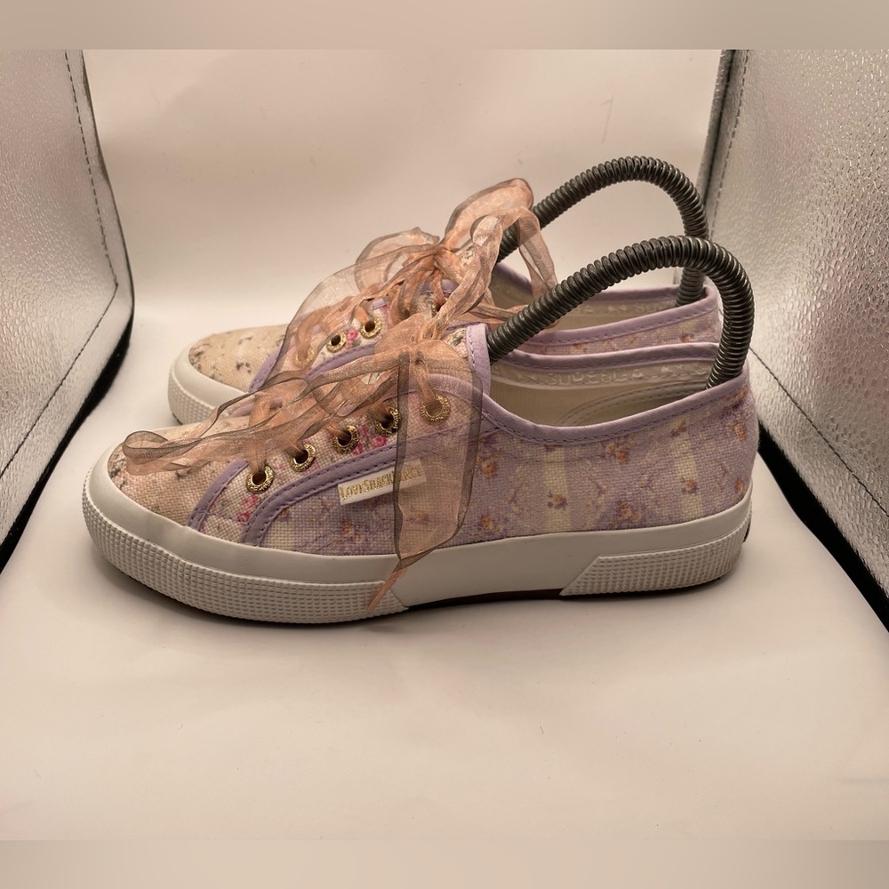 Superga X Love Shack Fancy Women's Floral Sneakers size 6